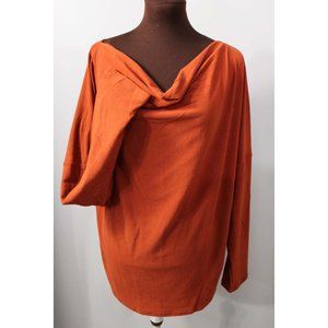 BNWT UNBRANDED RUST COLORED WOMENS PULLOVER SWEATER SIZE XL